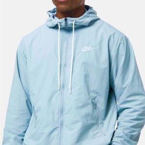 Nike Sportswear® Woven Club Full-Zip Jacket in Sky Ice Blue XL NWT